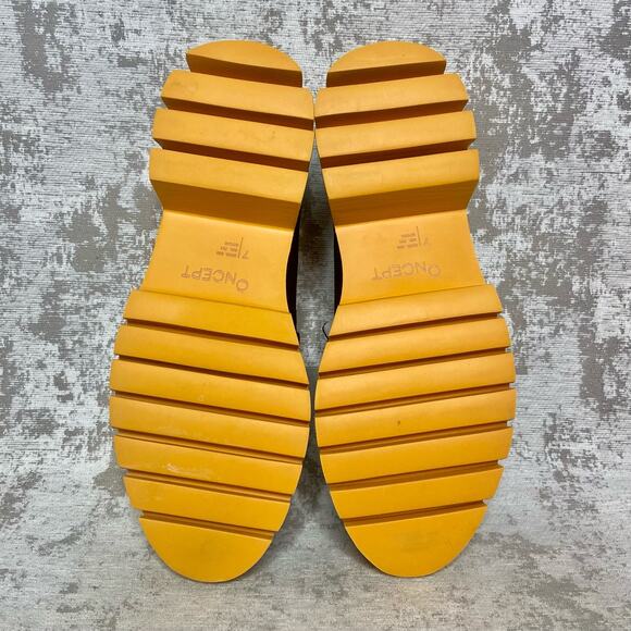 Oncept Seoul Platform Loafer in Black/Citrus Orange - Picture 8 of 10